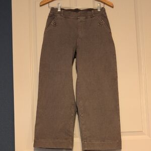 SPANX Women's Cropped Wide Leg Pants In Taupe